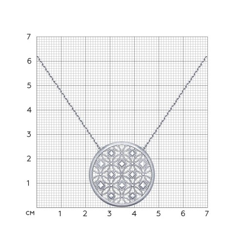 Колье из серебра 94070103