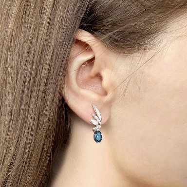 Серьги из серебра 4795108А