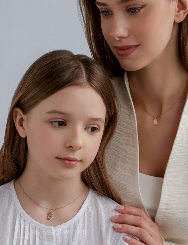 Подвеска из красного золота 585 пробы НП12-1482