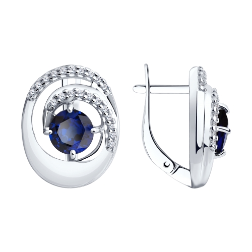 Серьги из серебра 94-320-00424-1