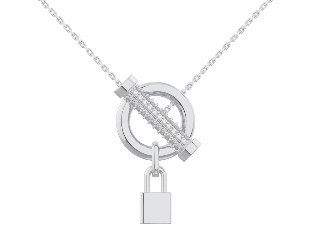 Колье из серебра 0320445-00775