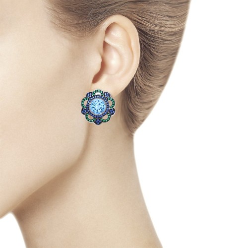 Серьги из серебра 92021592