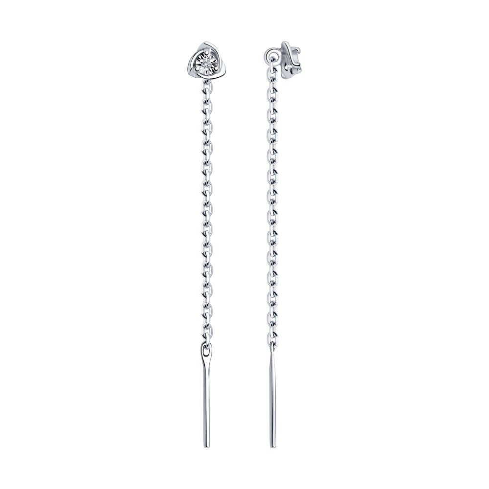Серьги из серебра 87020047