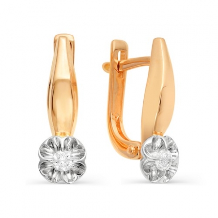 Серьги из золота 21656-100