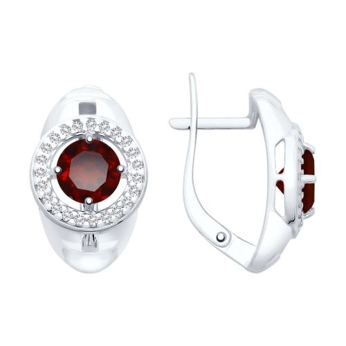 Серьги из серебра 92021725