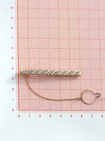 Зажим из золота 585 пробы 017023