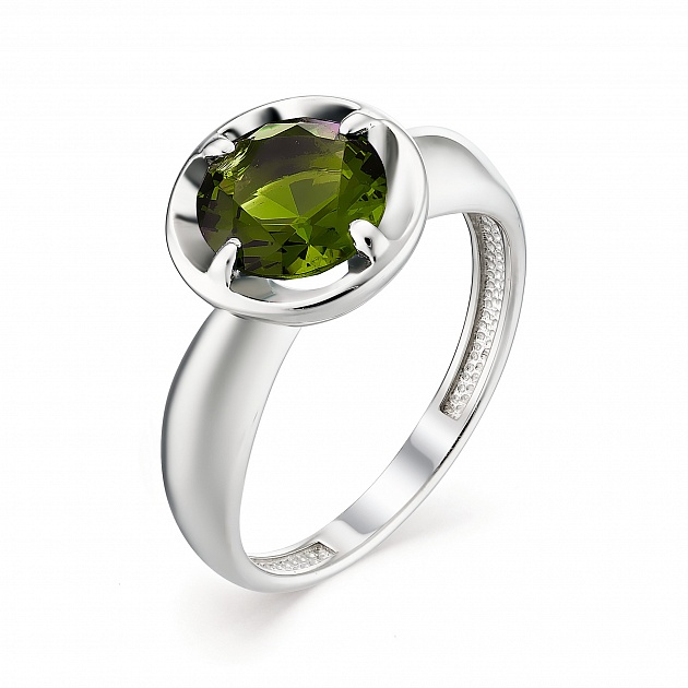 Кольцо из родированого серебра 925 пробы 01-1126/0НСТ-00