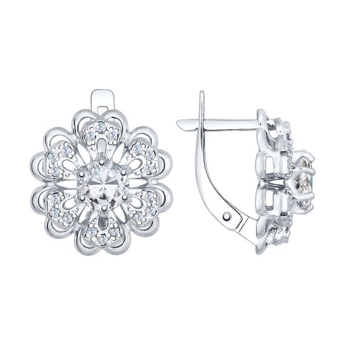 Серьги из серебра 92021536