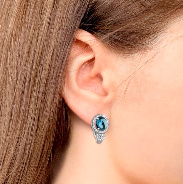 Серьги из серебра 4785508А