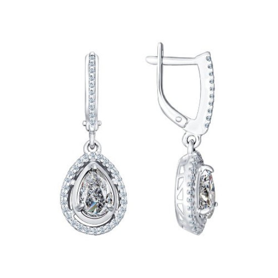Серьги из серебра 94021565