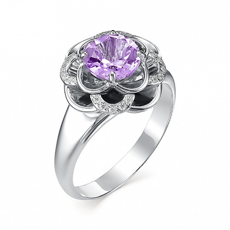 Кольцо из серебра 01-0401/00АМ-00