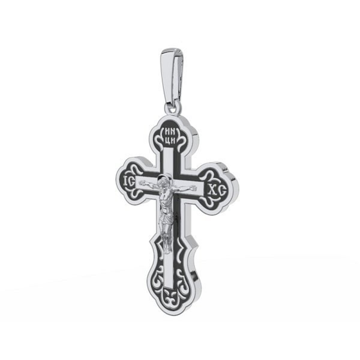 Крест из серебра 0800177-00875