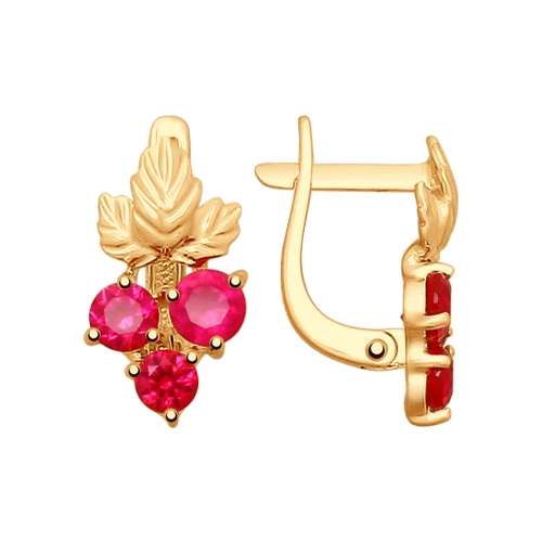 Серьги из золота 725328