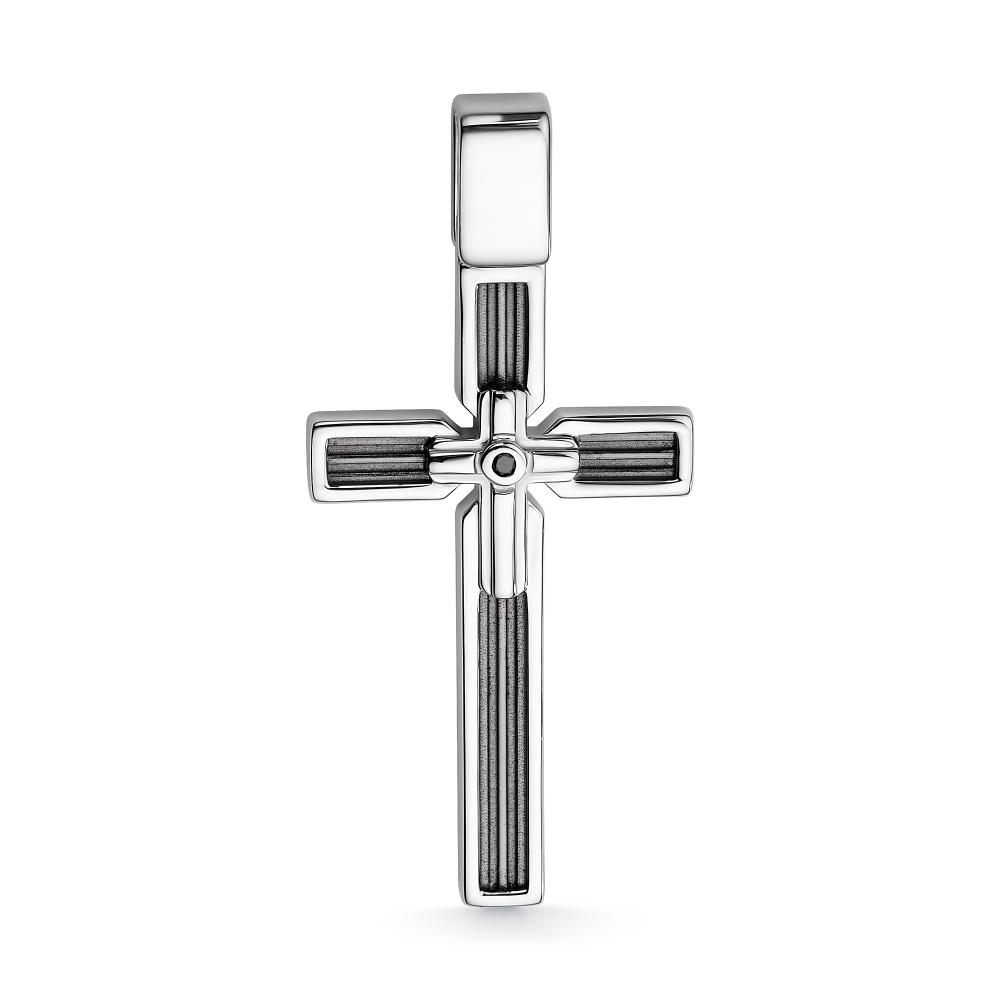 Крест из серебра 03-3169/00ЧБ-17
