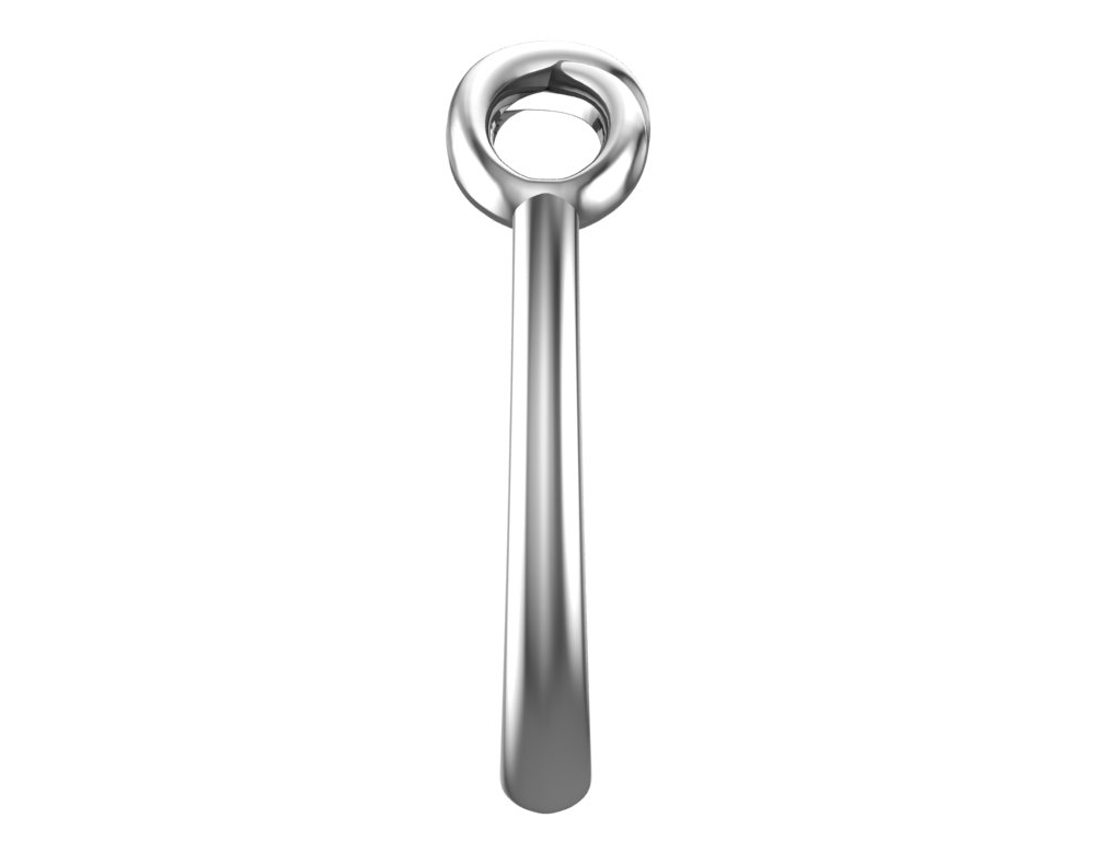 Кольцо из родированого серебра 925 пробы 0101412-00245