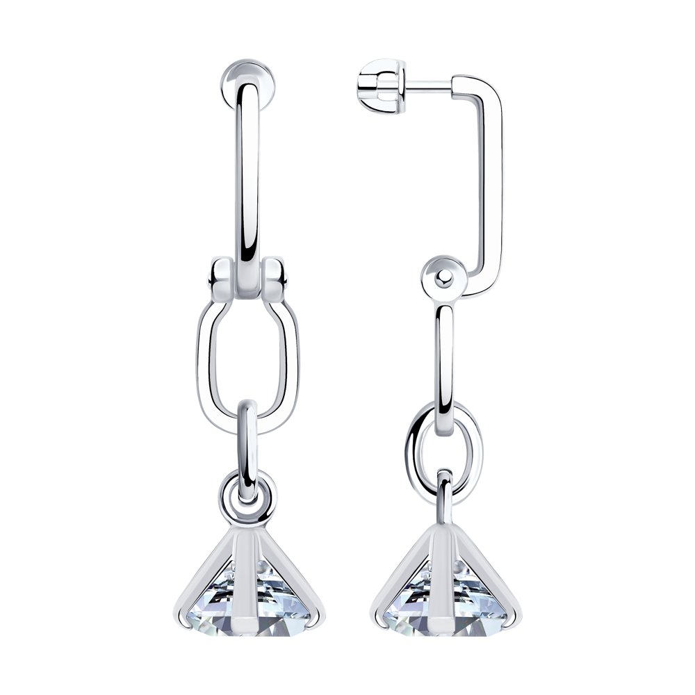 Серьги из серебра 94024115