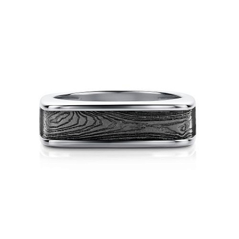 Кольцо из родированного серебра 925 пробы 01-3835/00ЧБ-17