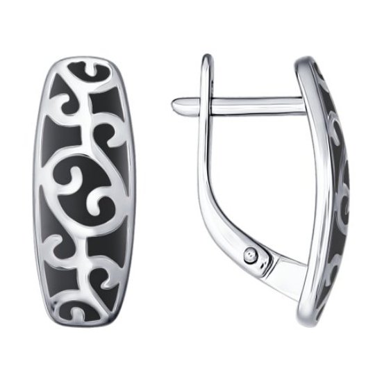 Серьги из серебра 94021523