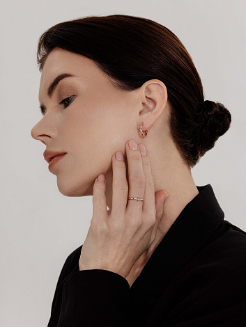 Серьги из золота 25985-100