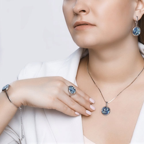 Кольцо из серебра 94012430