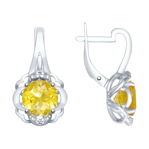 Серьги из серебра 92021928