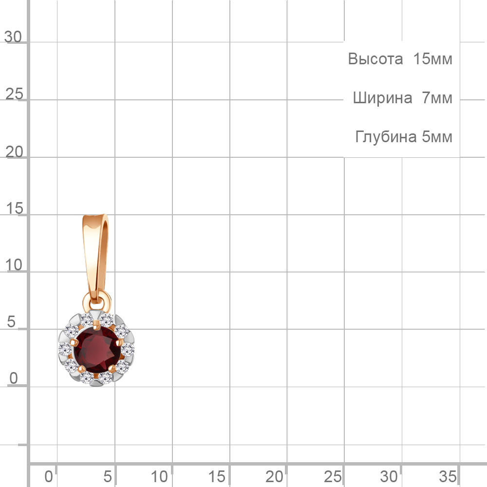 Подвеска из золота 2503103А