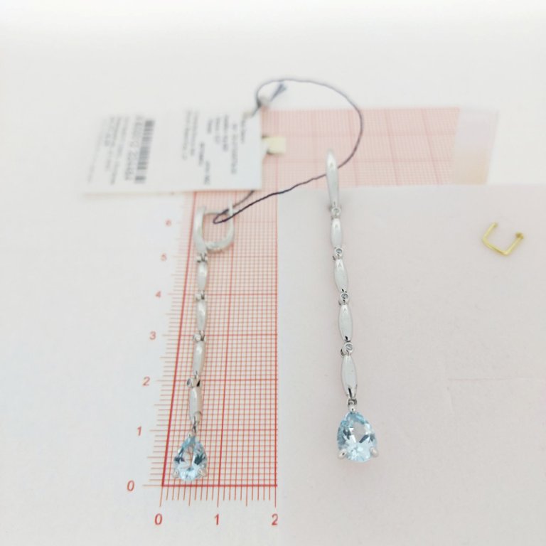 Серьги из серебра 02-2170/00ТБ-00