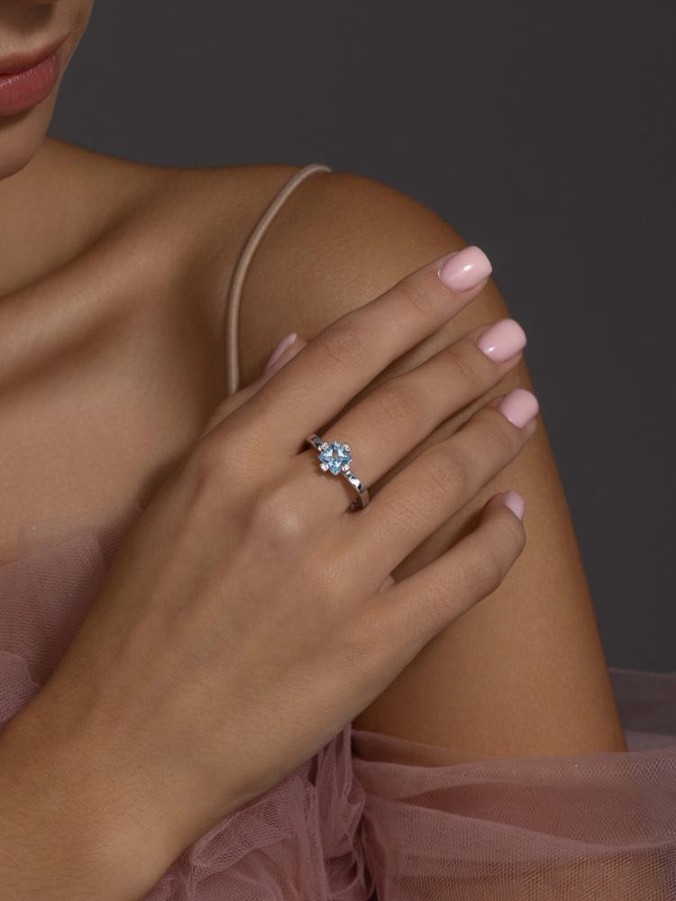 Кольцо из серебра 01-4002/00ТБ-00