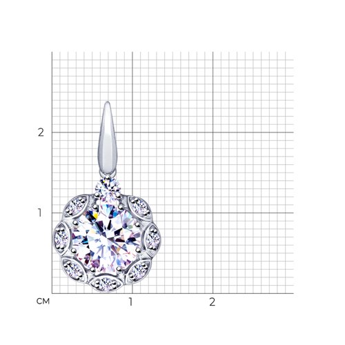 Подвеска из серебра 94032161