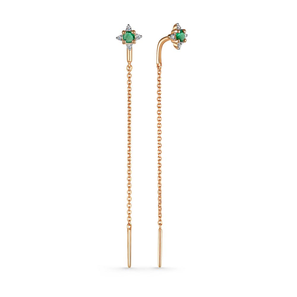 Серьги из золота 25144-101