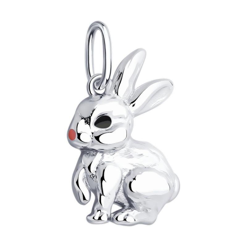 Подвеска из родированого серебра 925 пробы 94033048