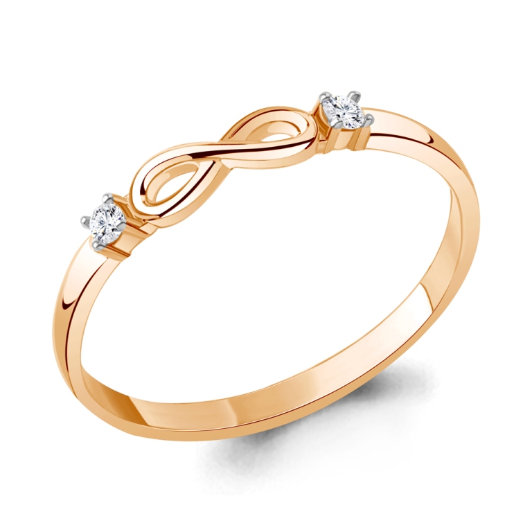 Кольцо из красного золота 585 пробы 67927