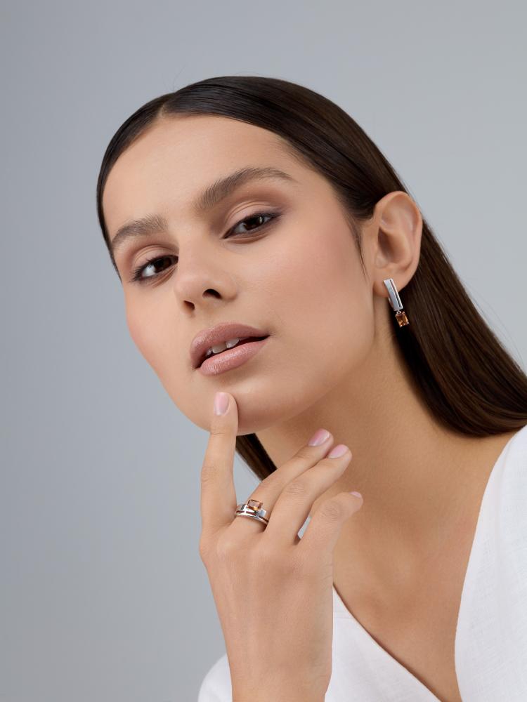 Серьги из серебра 02-4436/00СТ-00