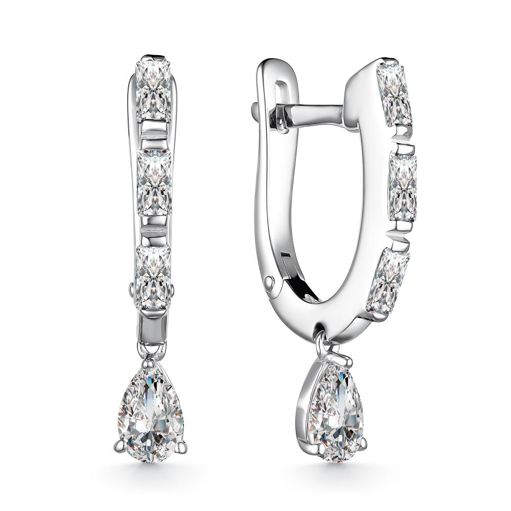 Серьги из серебра 02-3378/00ГХ-00