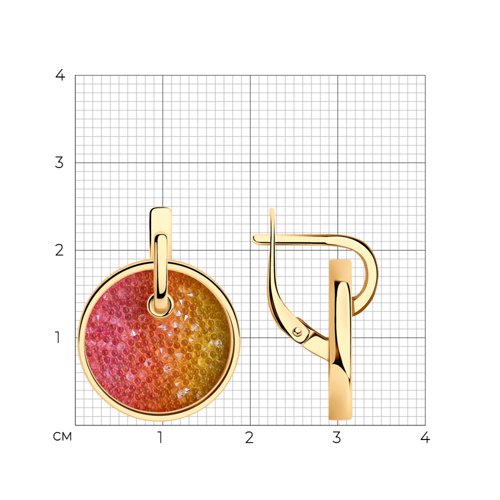 Серьги из серебра 93021193