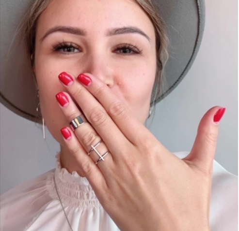 Кольцо из родированого серебра 925 пробы 0101589-00775