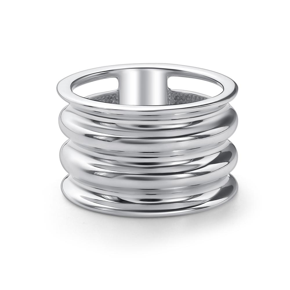 Кольцо из родированого серебра 925 пробы 01-5091/0000-00