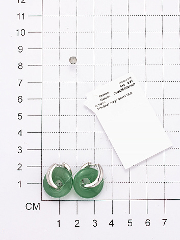 Серьги из серебра 02-2886/000Н-00