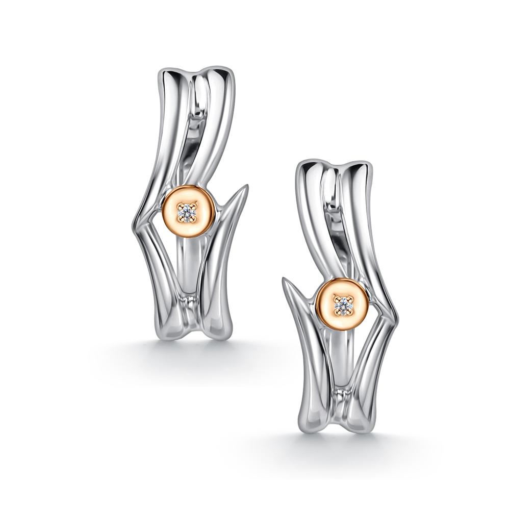 Серьги из серебра 02-5044/000Б-00