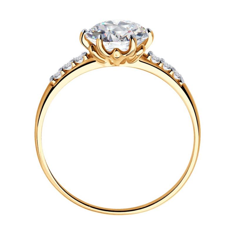 Кольцо из позолоченого серебра 925 пробы 89010083