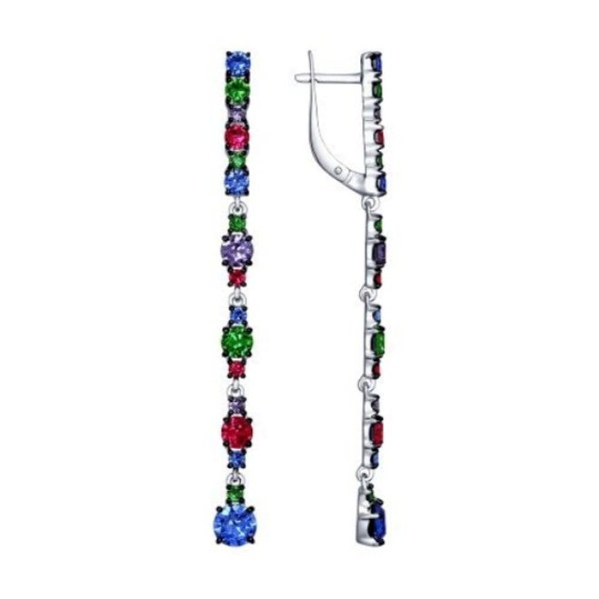Серьги из серебра 94022534