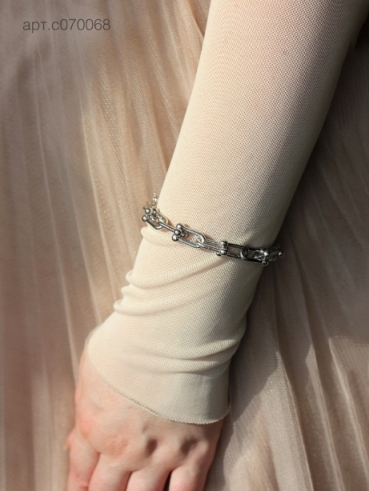 Браслет из серебра с070068