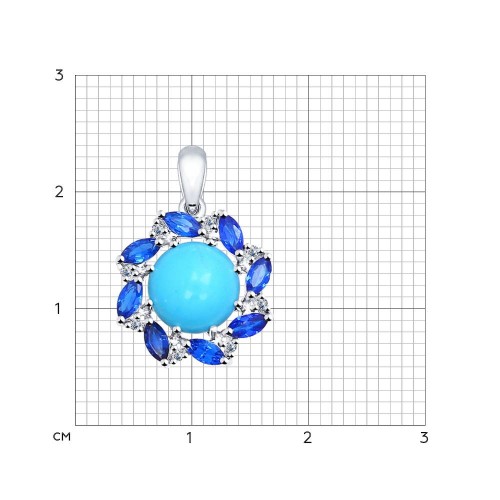 Подвеска из серебра 94031524