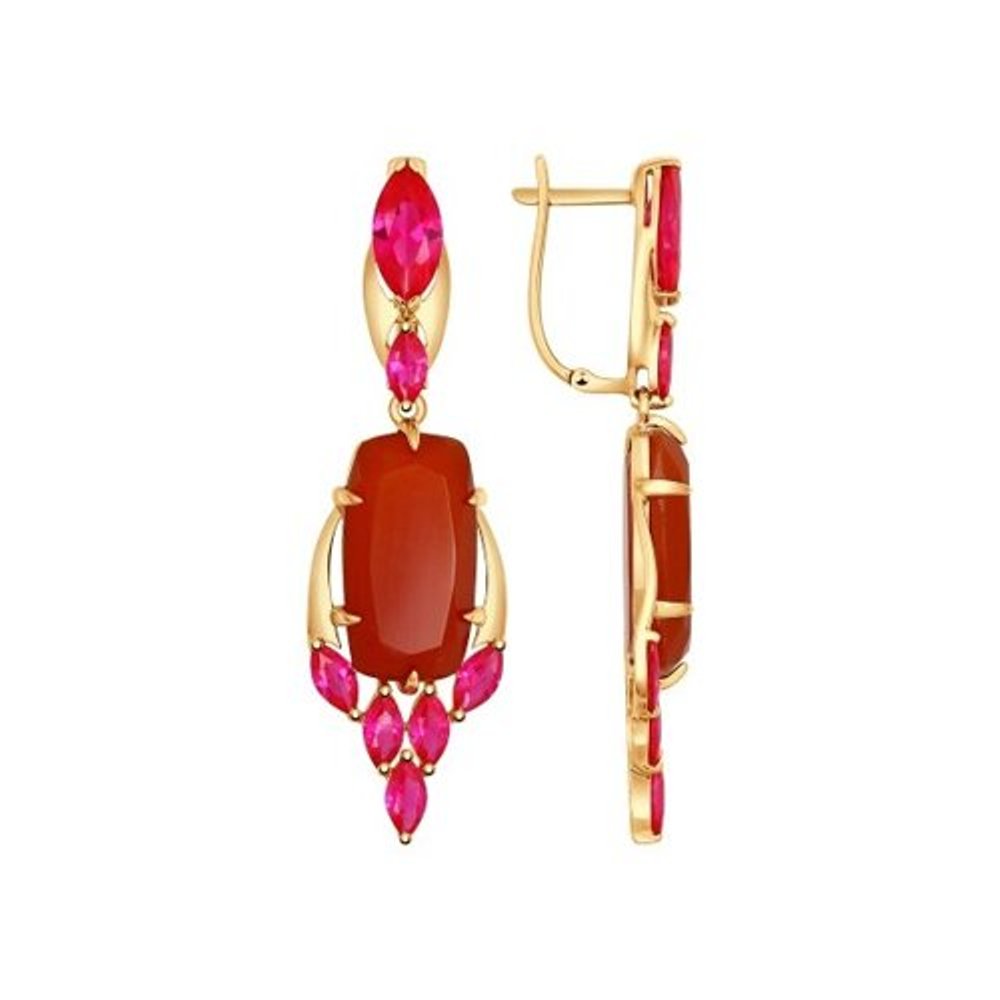 Серьги из золота 724501