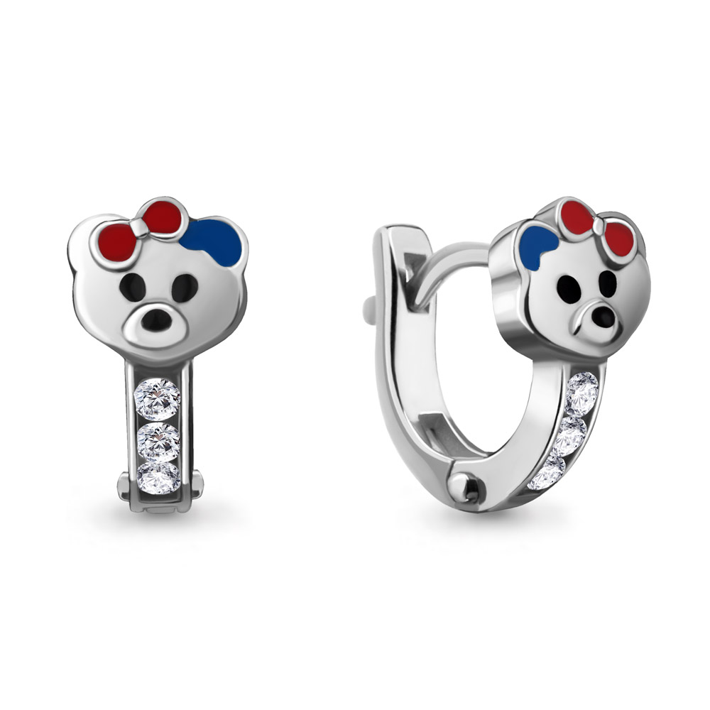 Серьги из серебра 45867А