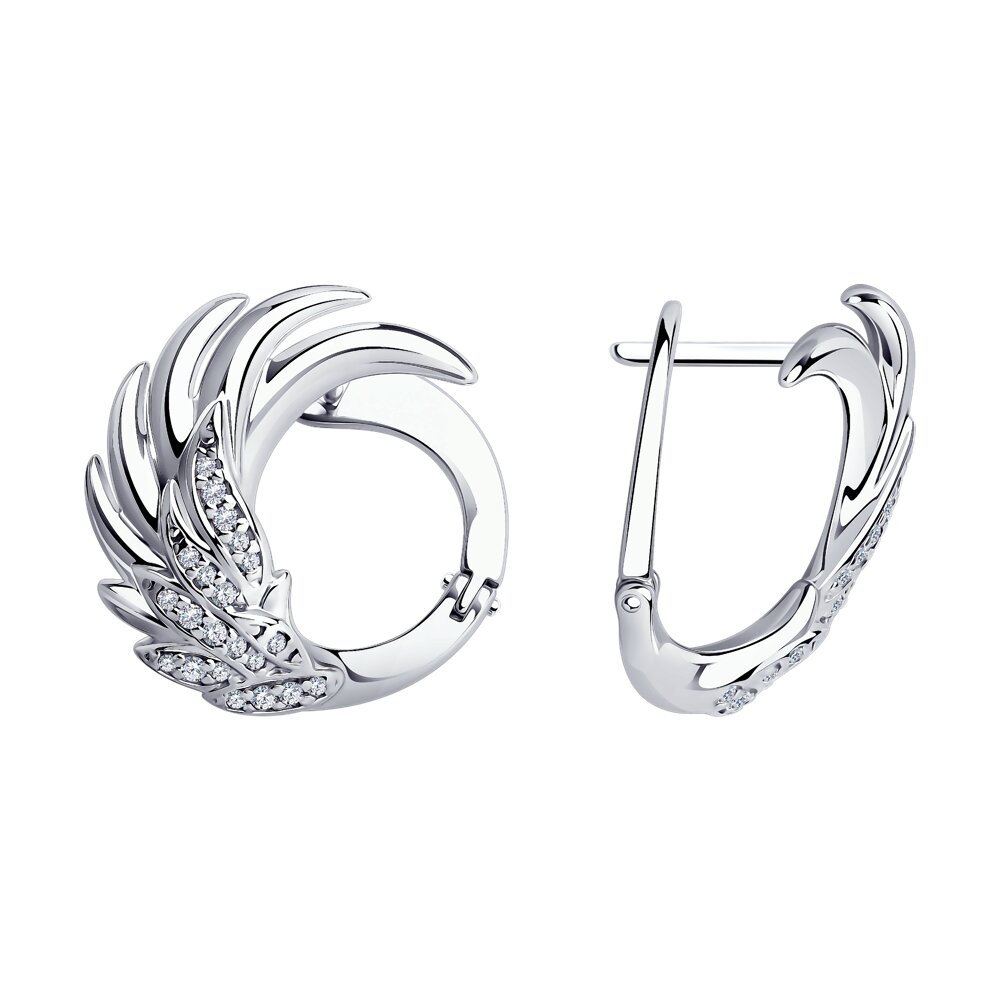 Серьги из серебра 94025088