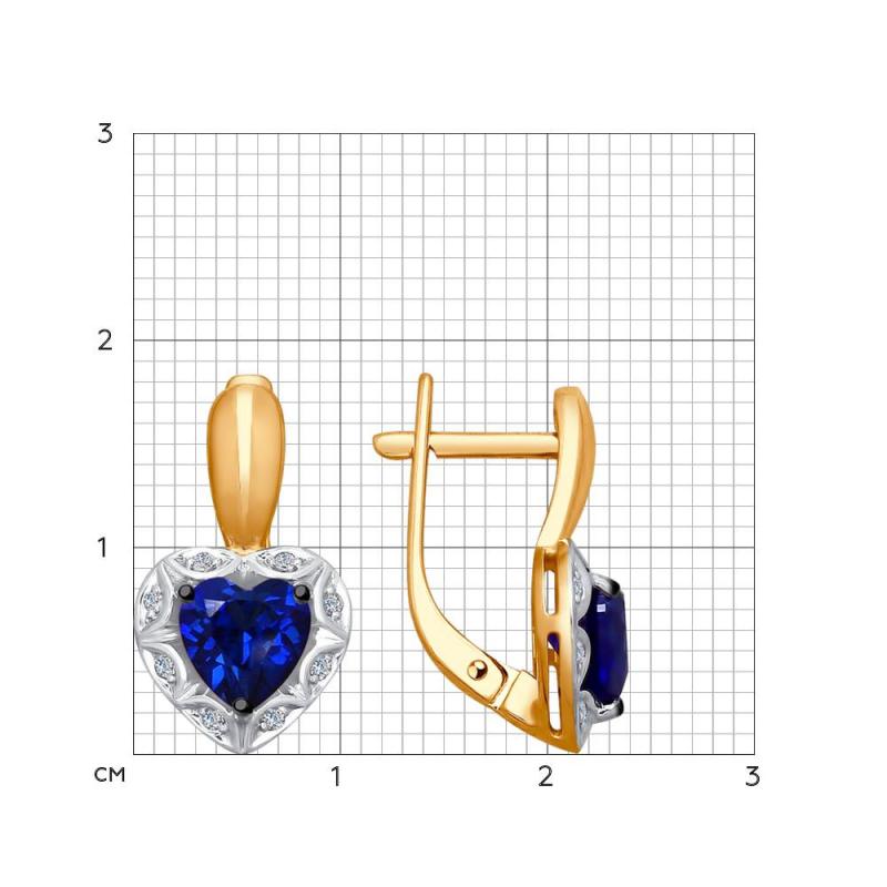 Серьги из золота 6022111