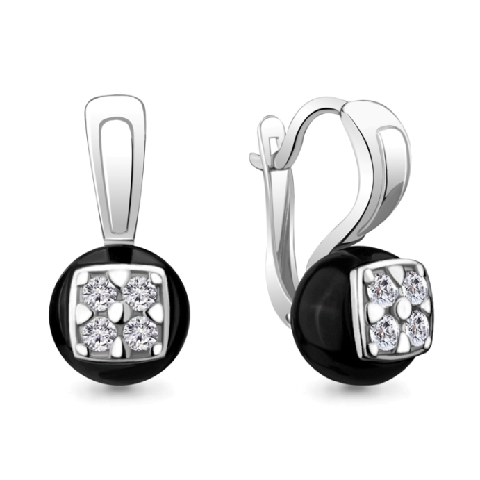Серьги из серебра 48045А