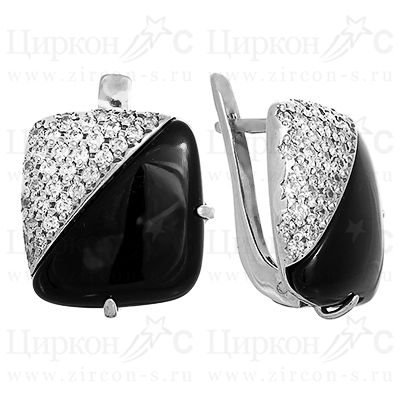 Серьги из серебра с2455