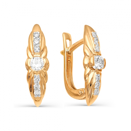Серьги из золота 21782-100